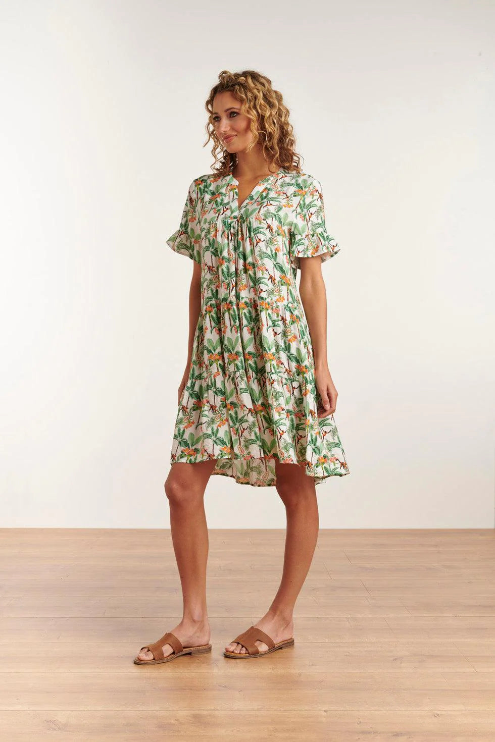 Vestido floral vintage Elaia