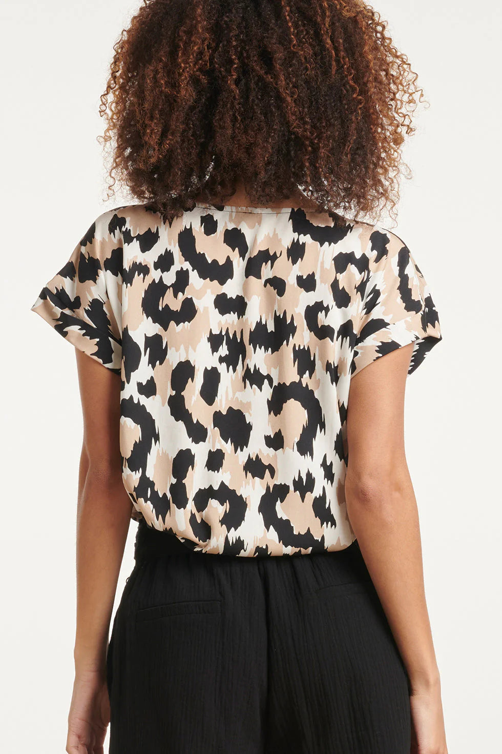 Top Animal Print Ajustado