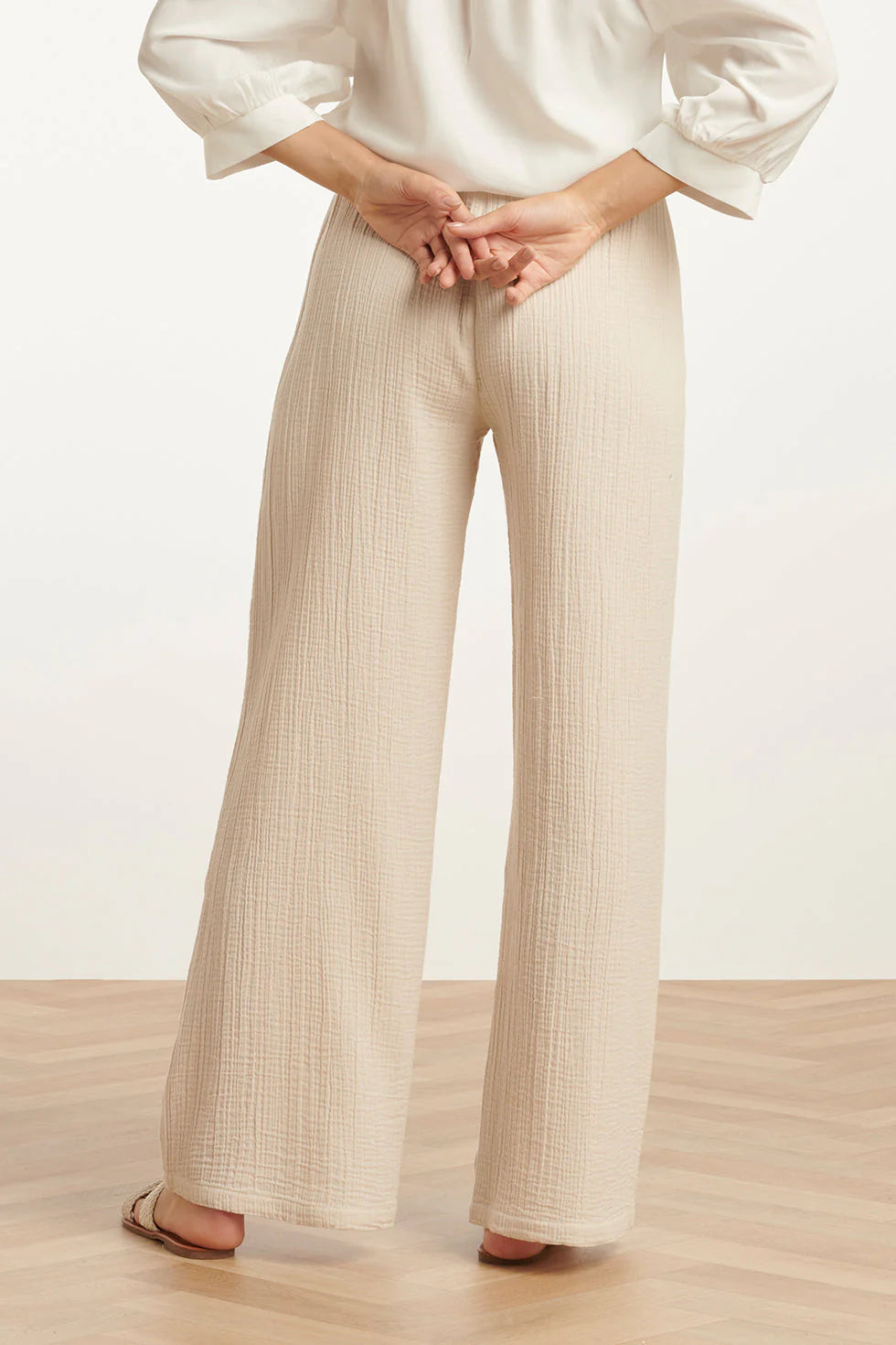 Pantalón Linen Soft Beige