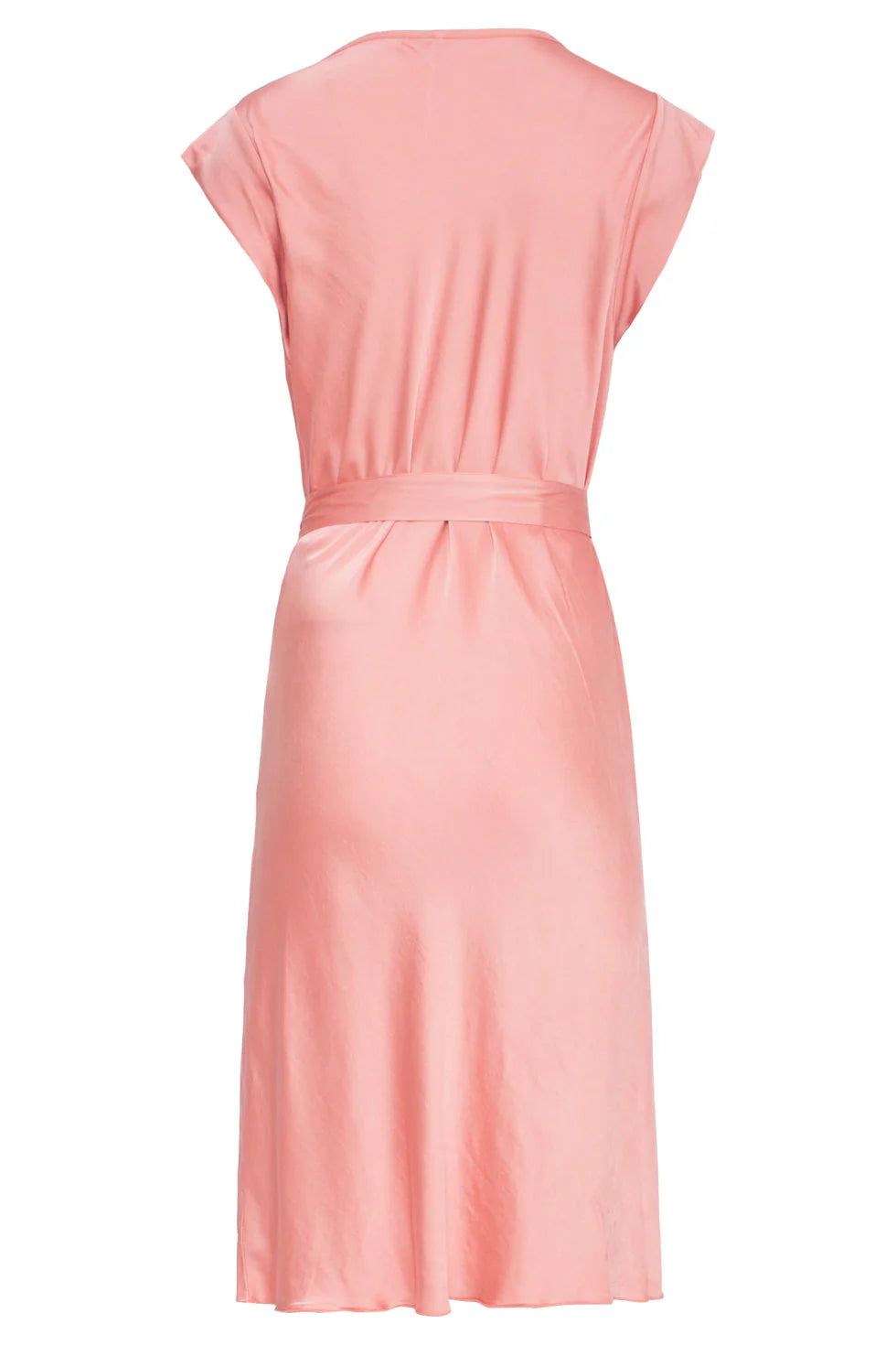 Vestido Satinado Rosa Elegance