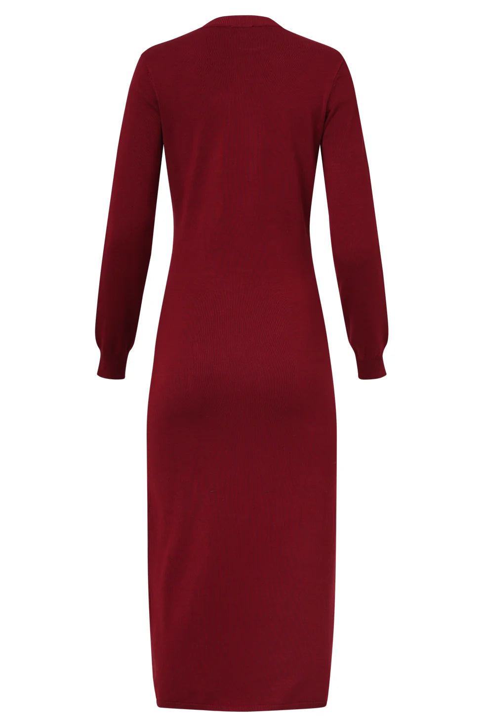 Vestido Burdeos Lúrex