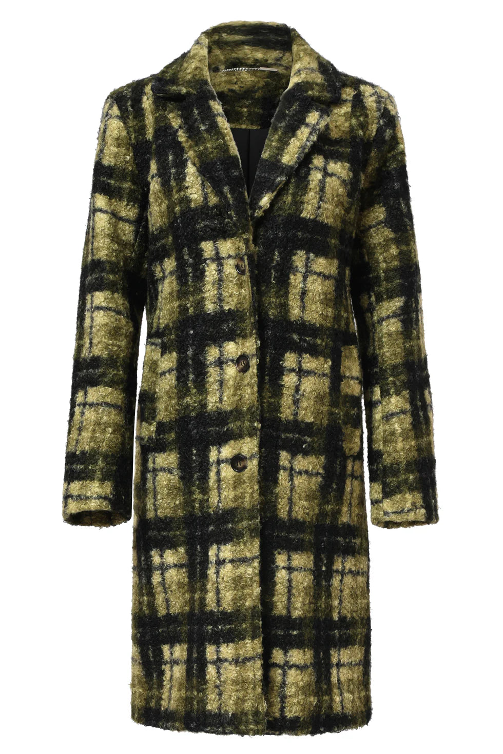 Abrigo de Bouclé a Cuadros