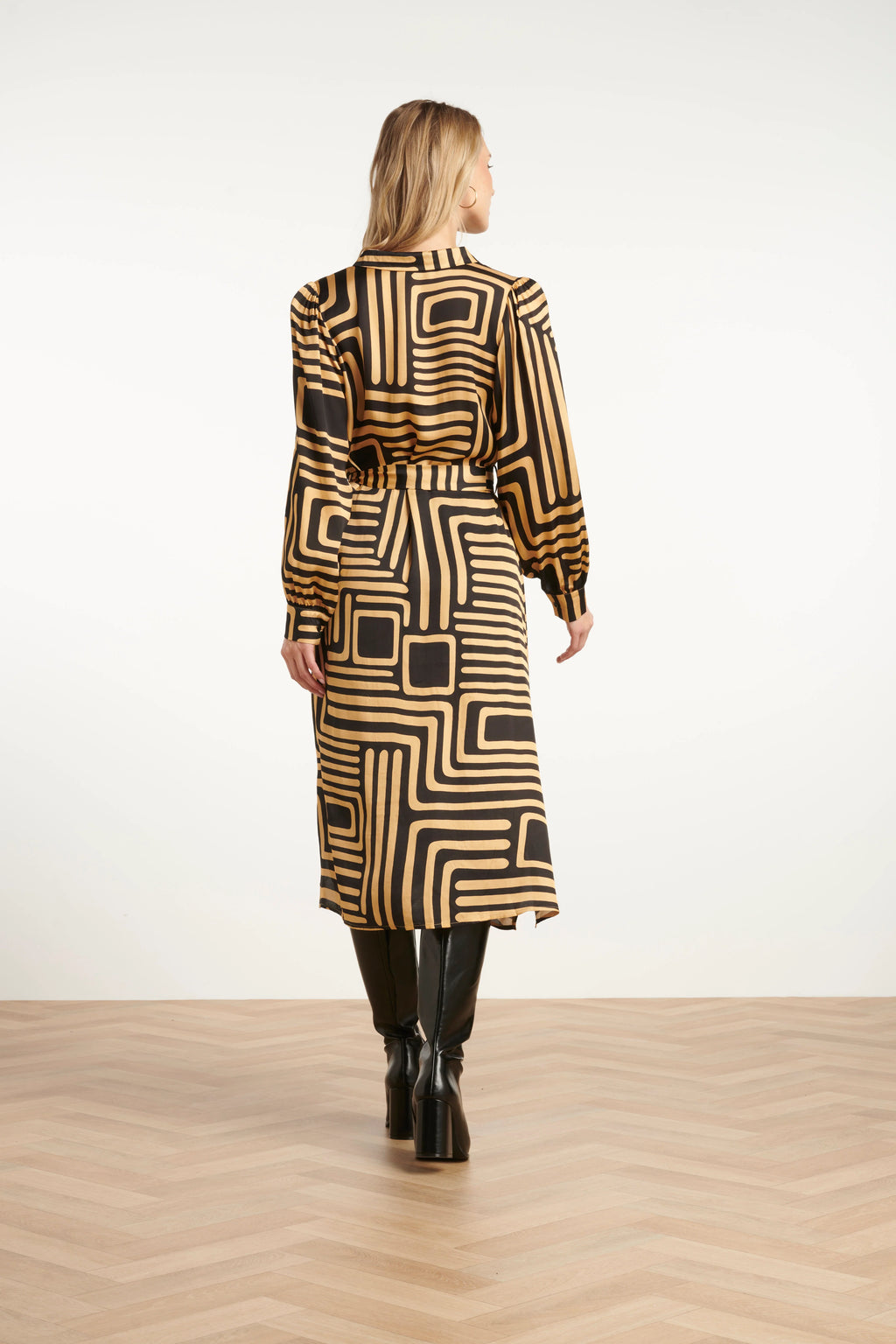Vestido Golden Maze