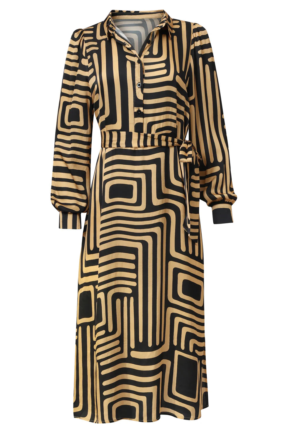 Vestido Golden Maze