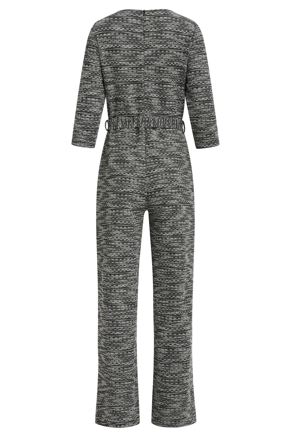 Mono Tweed Blanco y Negro Elegance
