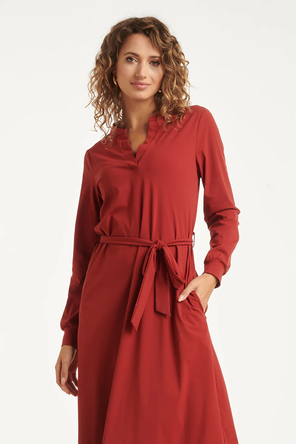 Vestido Éclat Bordeaux