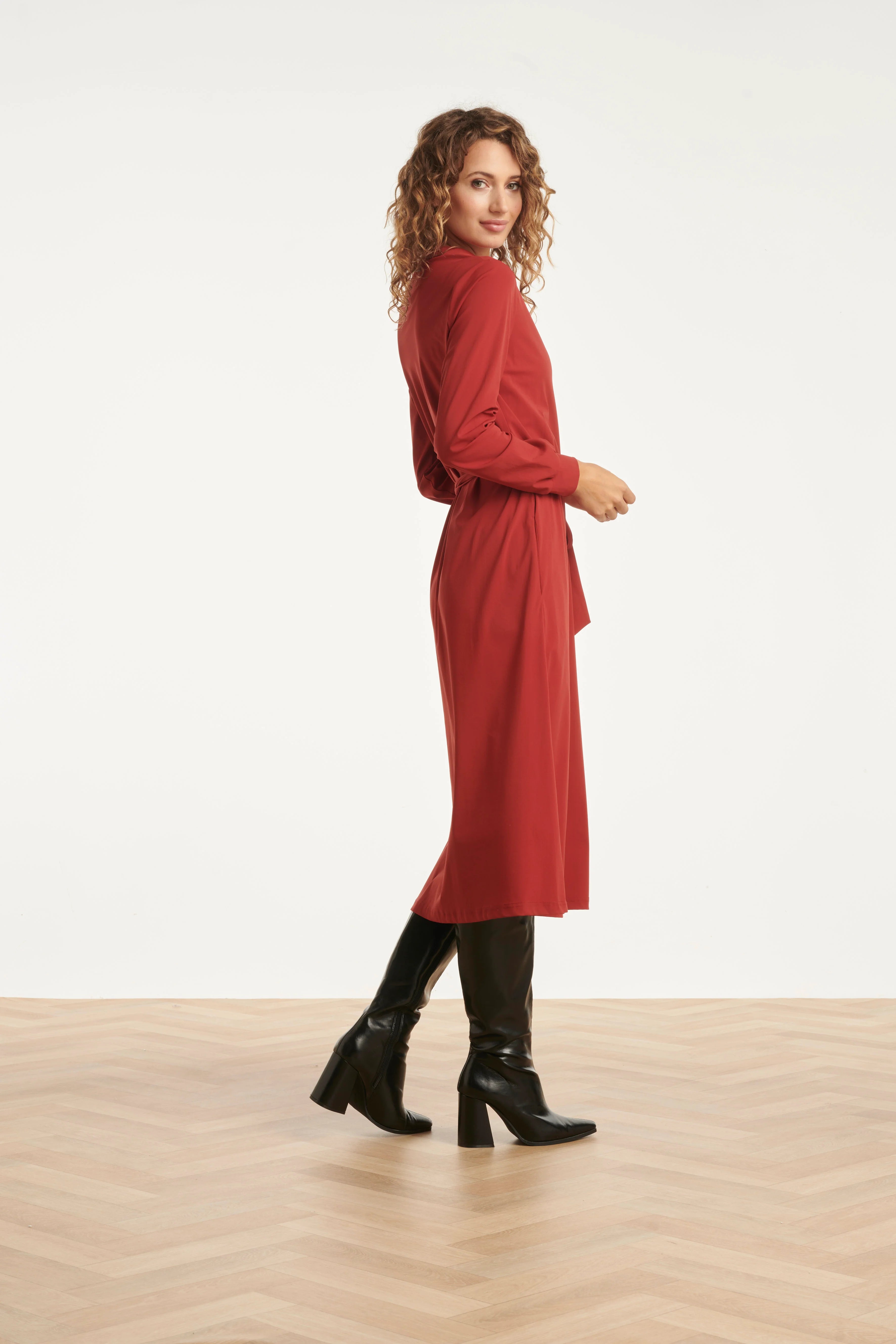 Vestido Éclat Bordeaux