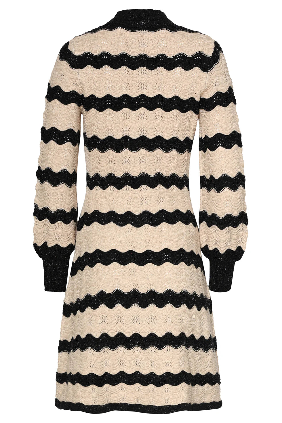 Vestido Noir Waves