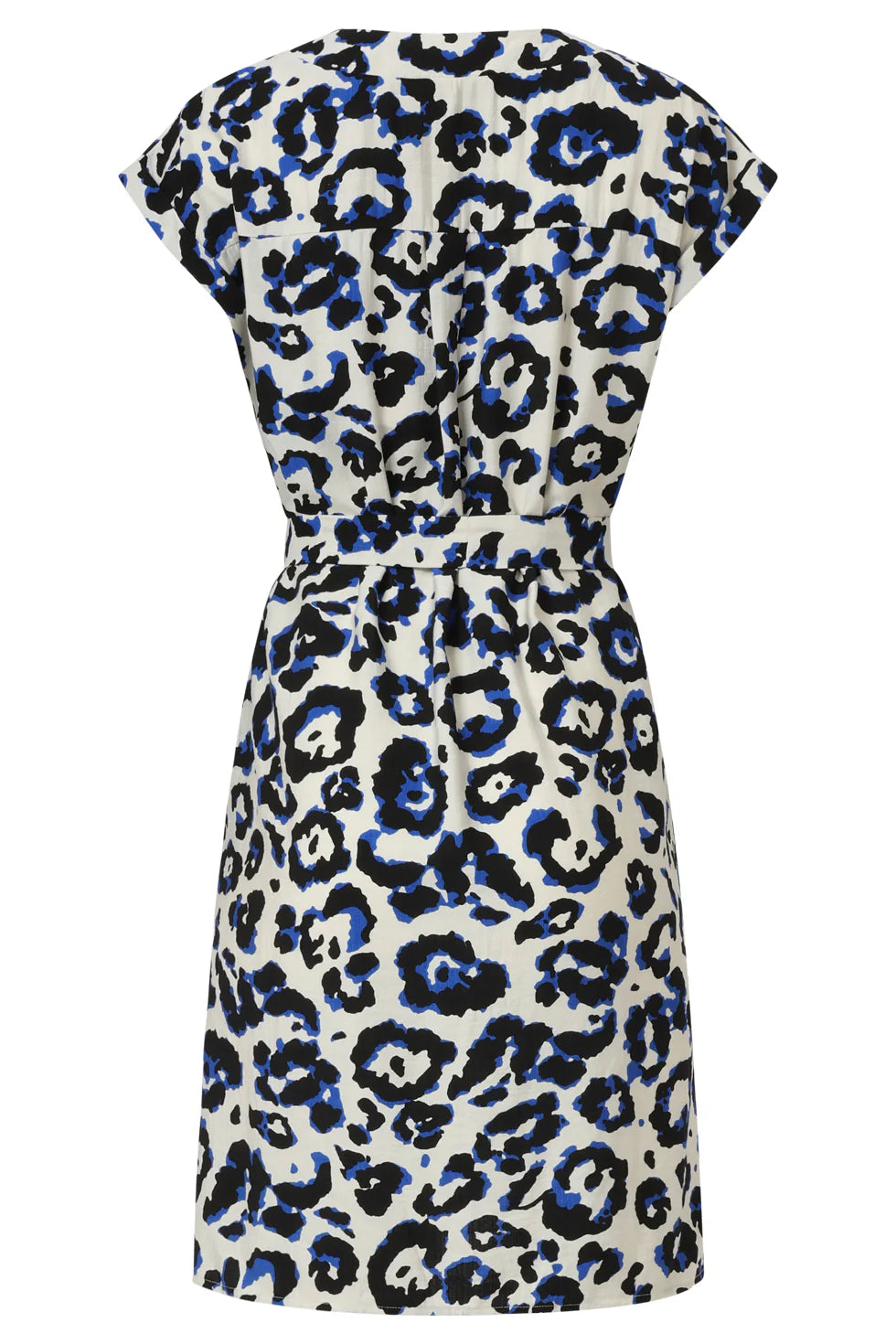Vestido Animal Print Azul