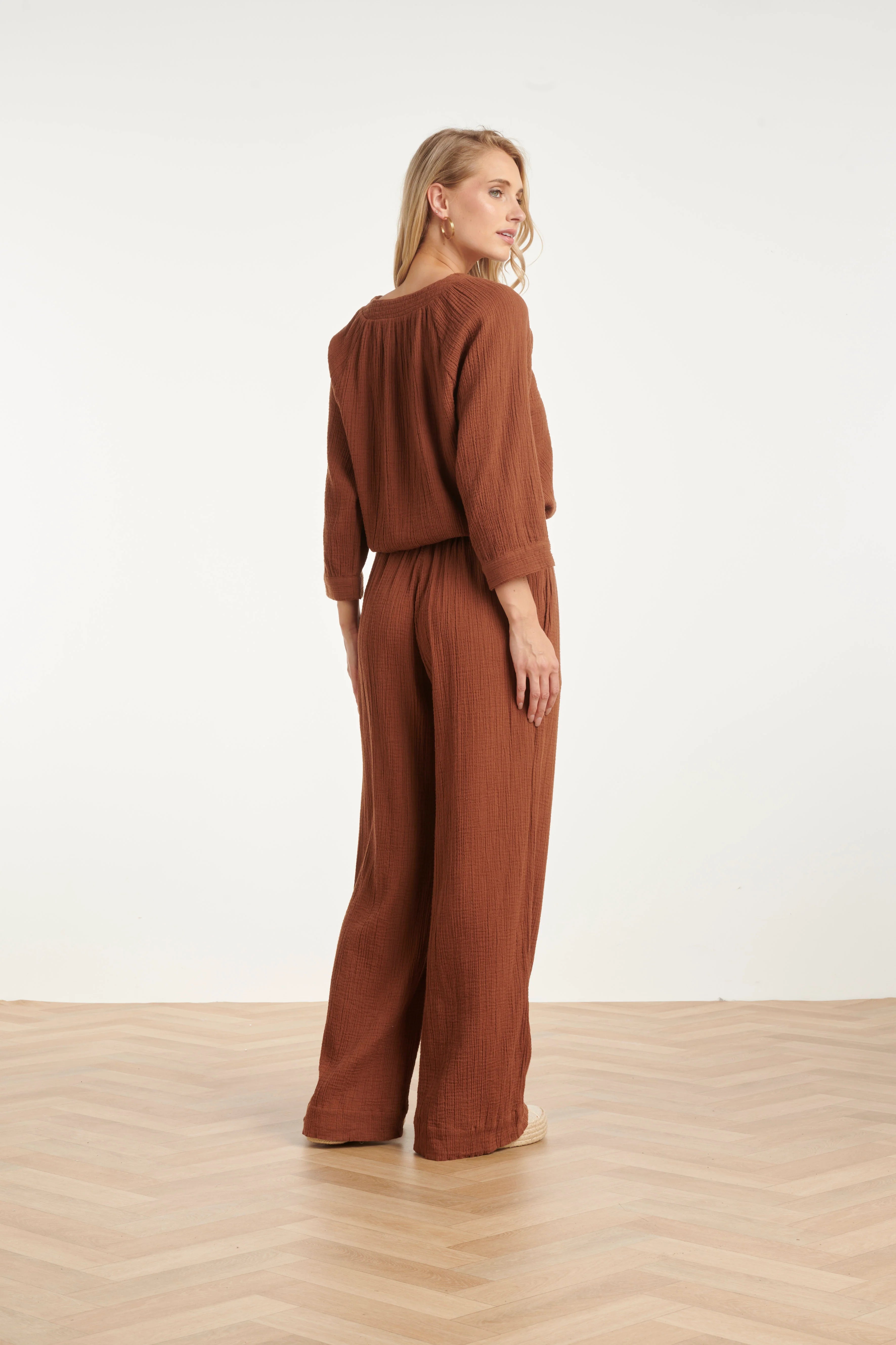 Pantalón Soft Flow Brown