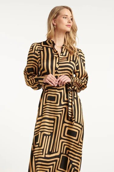Vestido Golden Maze