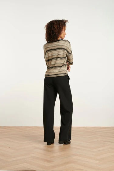 Top Zigzag Elegante