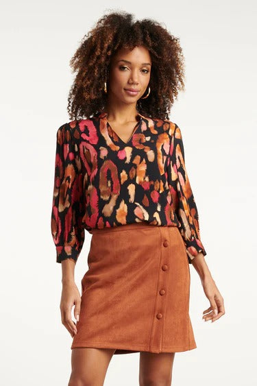 Blusa Animal Print Multicolor