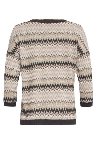 Top Zigzag Elegante
