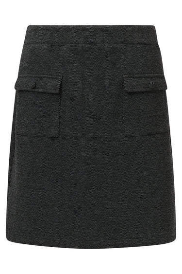 Falda Ajustada Elegante Carbón