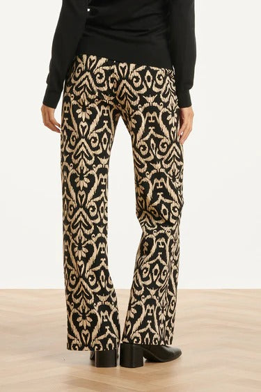 Pantalón Estampado Azteca – Negro
