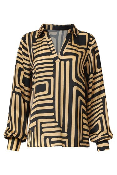 Blusa Luxe Geometry