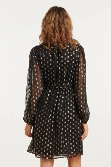 Vestido Black & Gold Premium