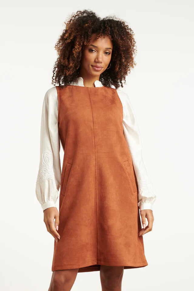 Vestido Aelia Cognac