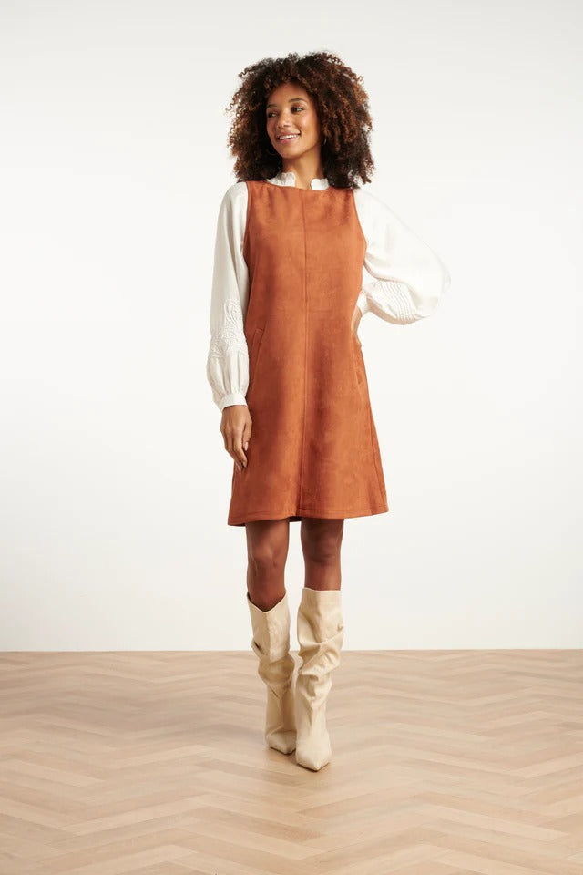 Vestido Aelia Cognac