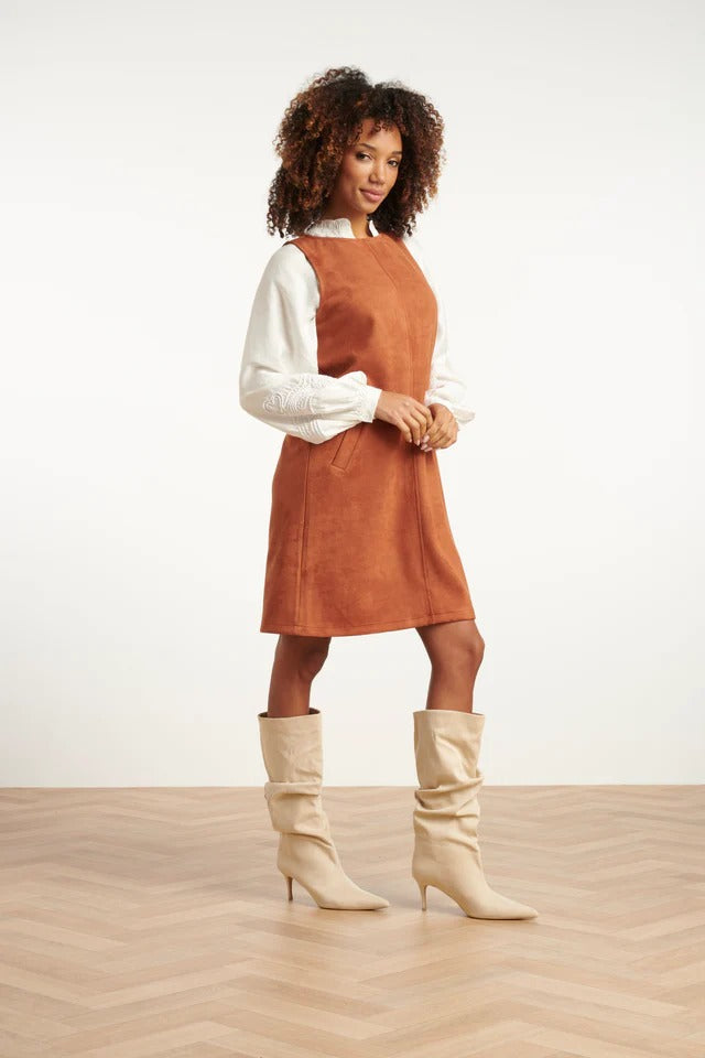 Vestido Aelia Cognac