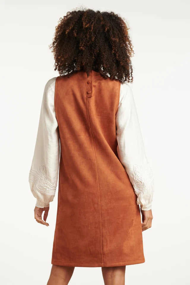 Vestido Aelia Cognac