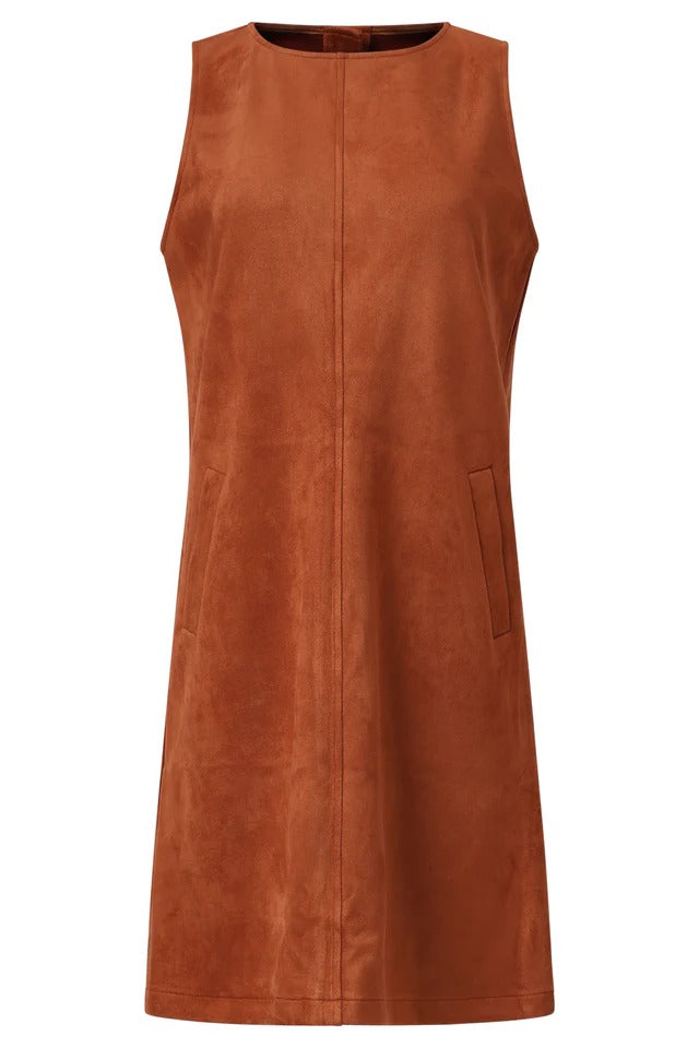 Vestido Aelia Cognac