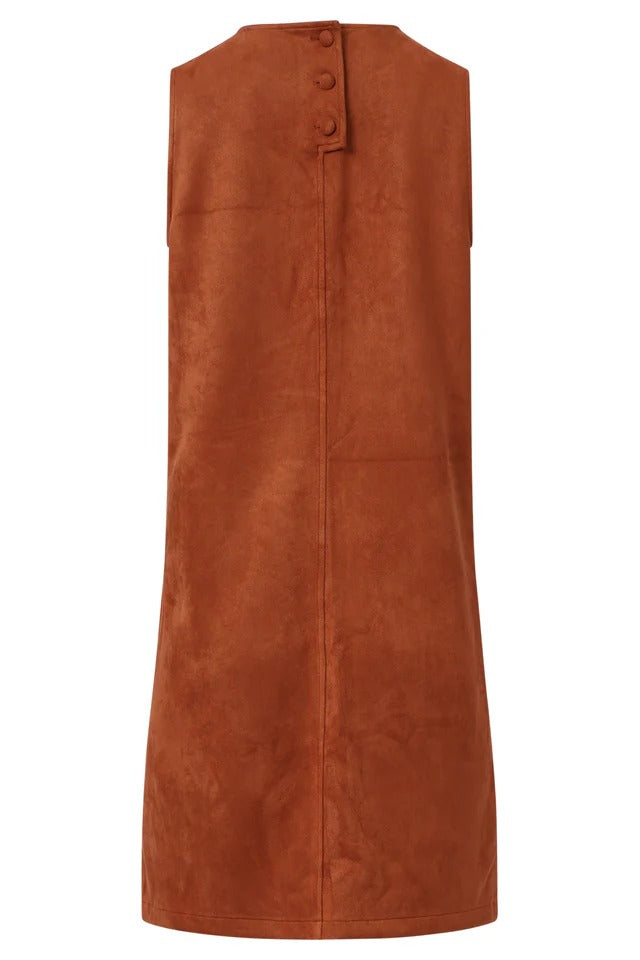 Vestido Aelia Cognac