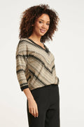 Top Zigzag Elegante