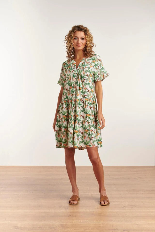 Vestido floral vintage Elaia