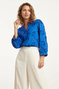 Blusa Cobalt Bloom