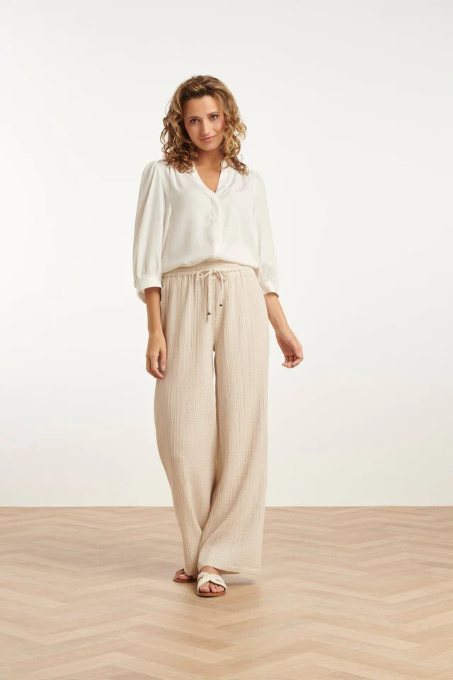 Pantalón Linen Soft Beige