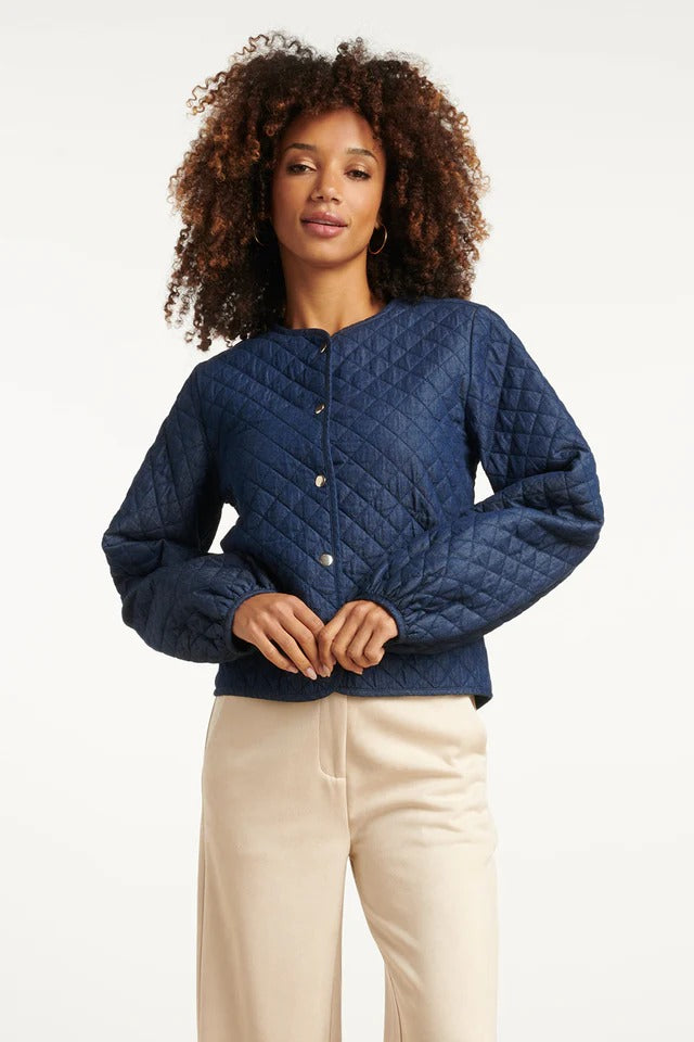 Chaqueta Denim Acolchada