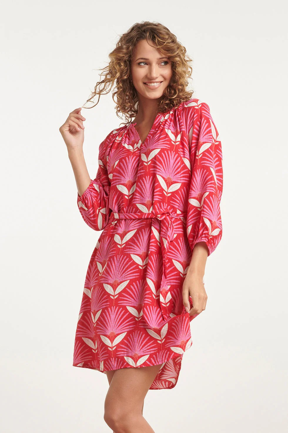 Vestido Coral Bloom