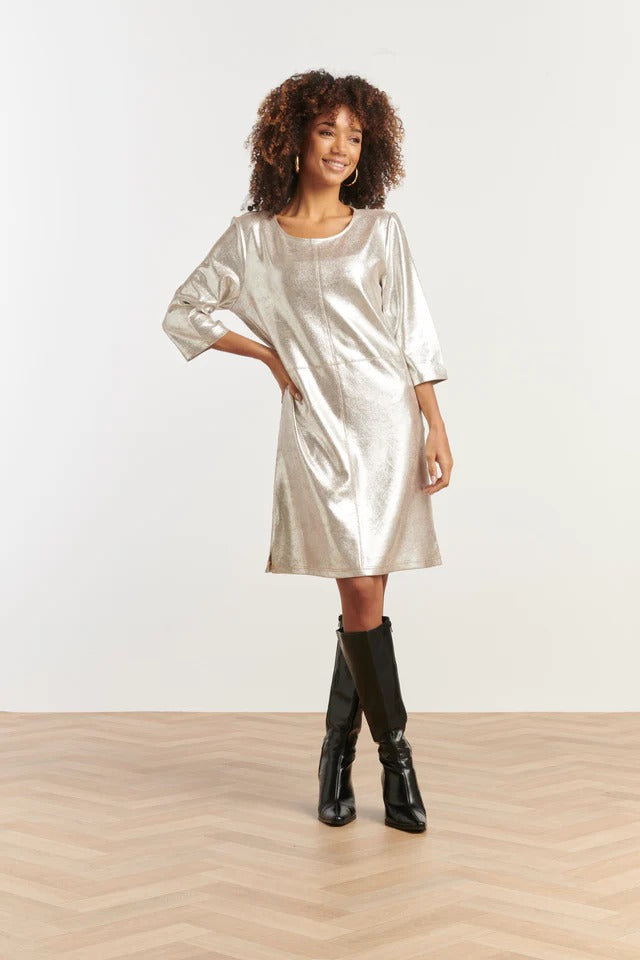 Vestido Silver Glow