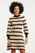 Vestido Noir Waves