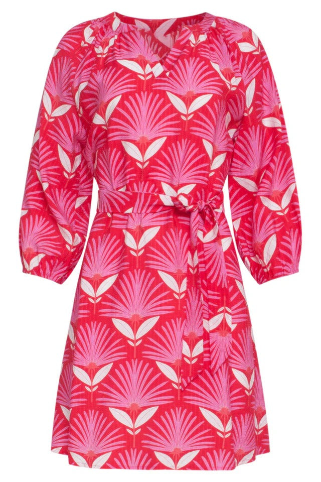 Vestido Coral Bloom