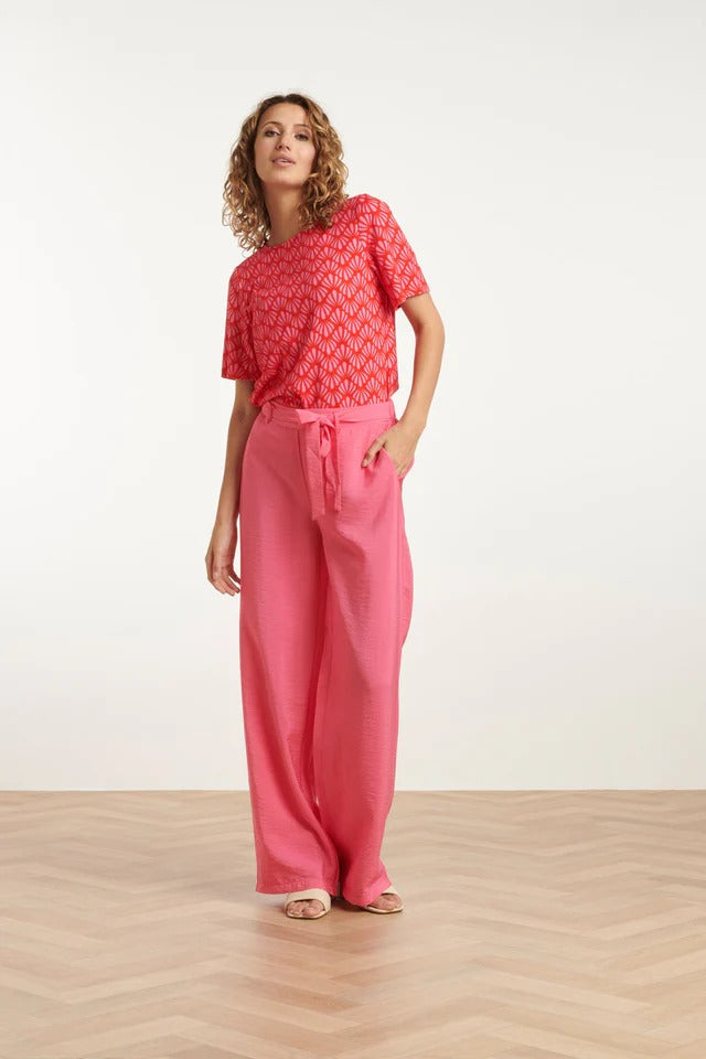 Top Rojo Estampado Alegre