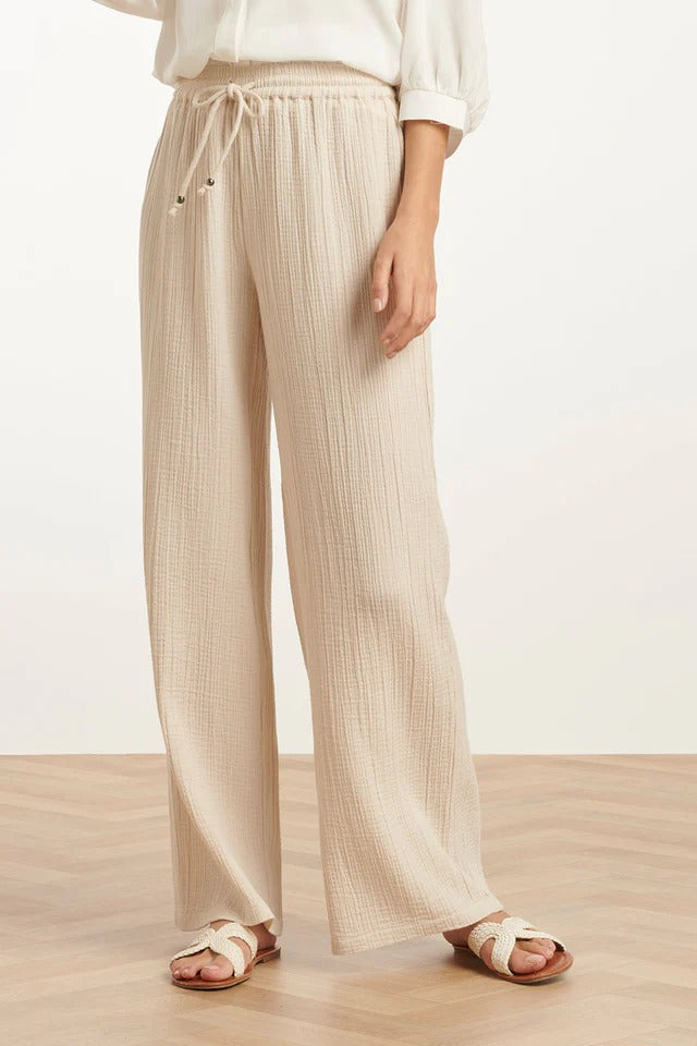 Pantalón Linen Soft Beige