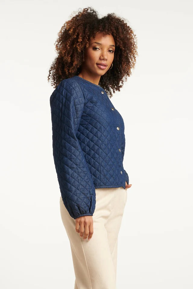 Chaqueta Denim Acolchada