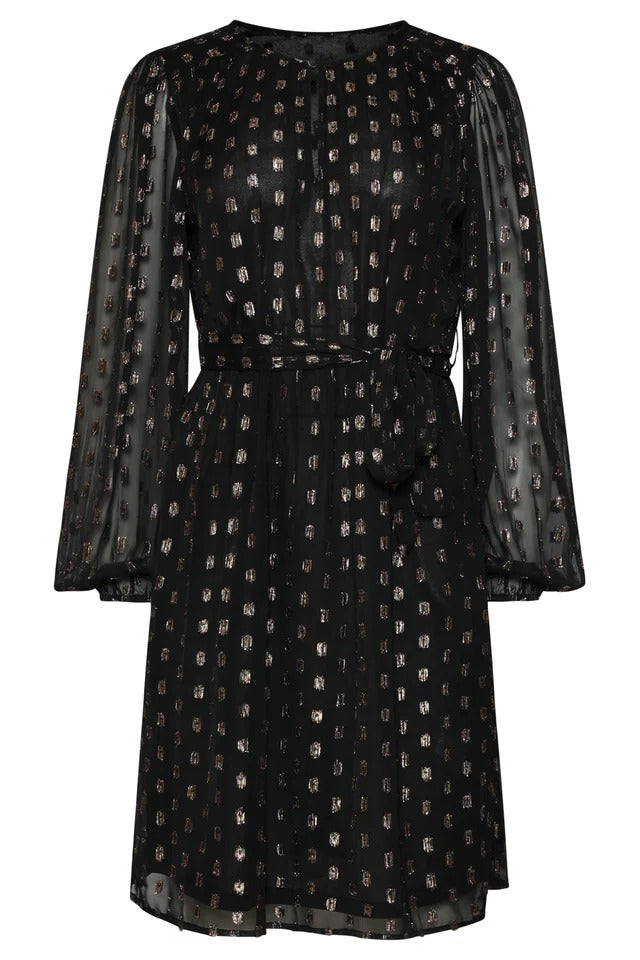 Vestido Black & Gold Premium