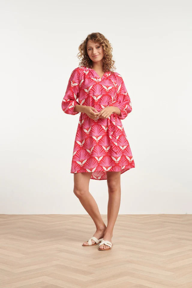 Vestido Coral Bloom