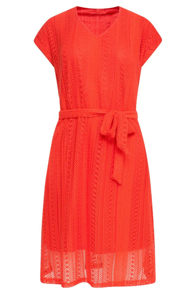 Vestido rojo elegante Elaia