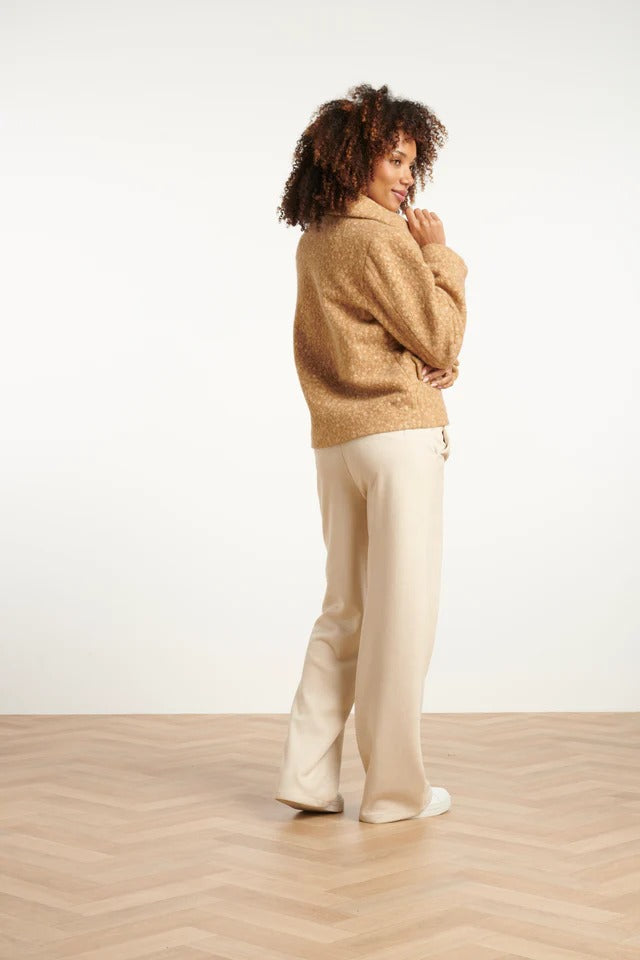 Abrigo Bouclé-Camel