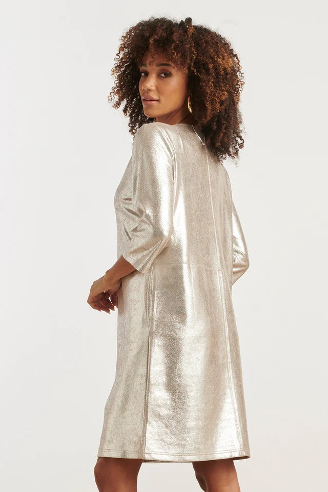 Vestido Silver Glow