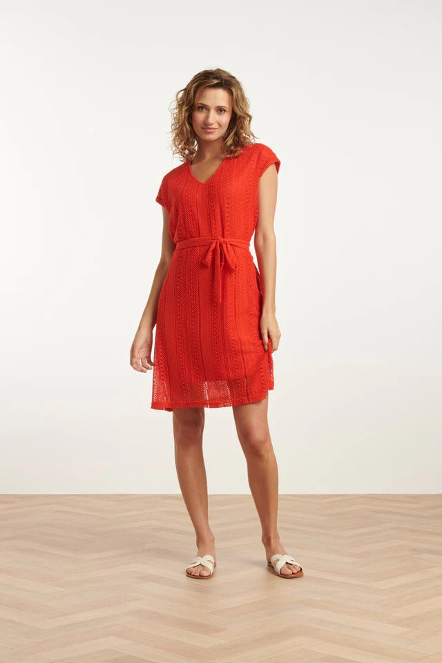 Vestido rojo elegante Elaia