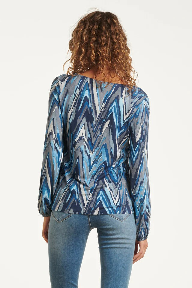 Top Estampado Zigzag