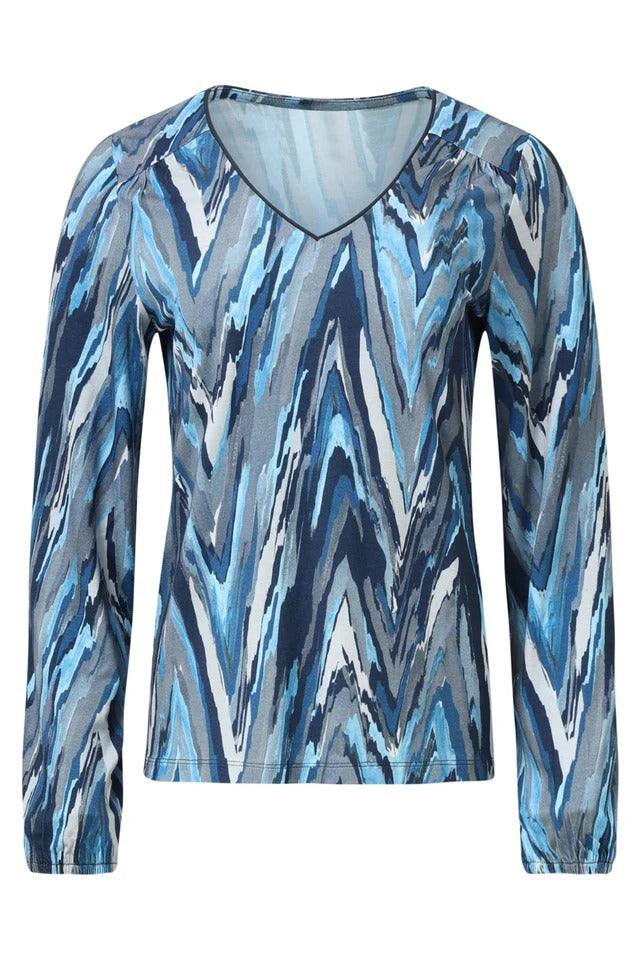 Top Estampado Zigzag