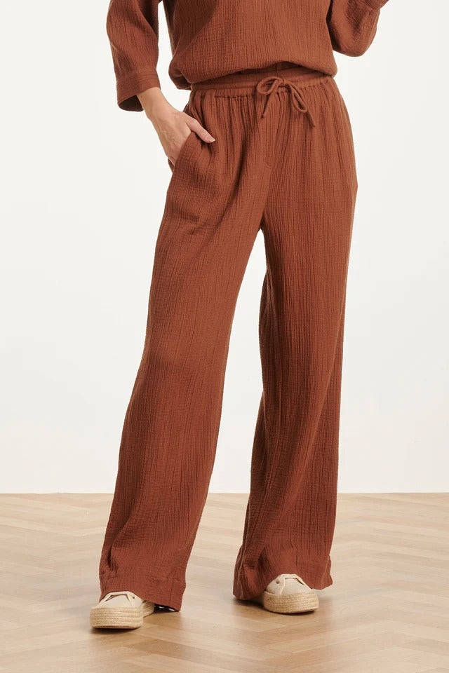 Pantalón Soft Flow Brown